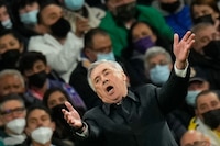 El Real Madrid se queda sin Ancelotti en el arranque de cuartos de final de la Champions