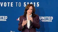 Kamala Harris llama a votar contra ‘la tiranía de Trump’ en Georgia: ‘Ese momento ha terminado’