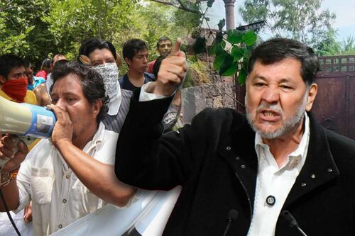 (Video) Fernández Noroña reta a comuneros de Tepoztlán: ‘Pasarán por encima... ¿de mí? Quiero verlo’