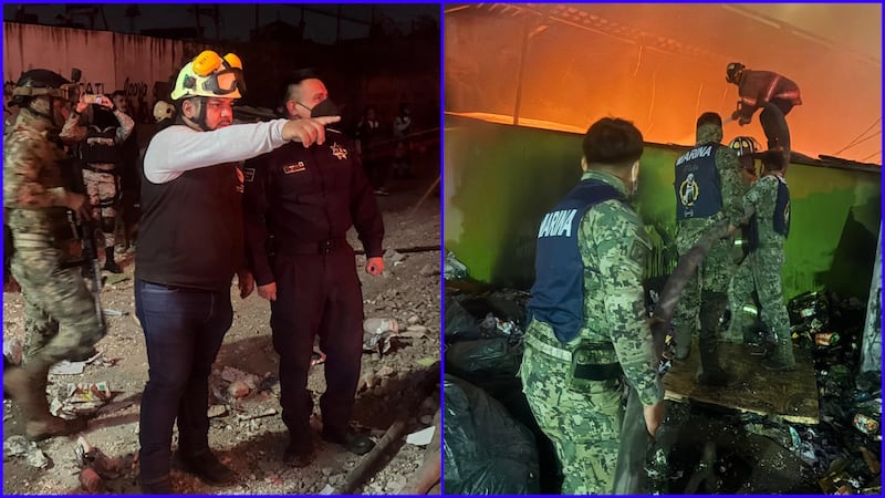 Incendio en recicladora clandestina en Ecatepec obliga cierre total en la autopista Siervo de la Nación