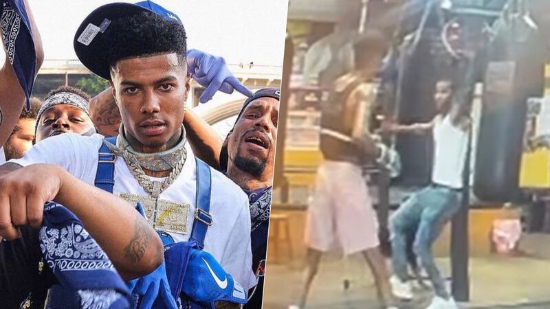 Rapero Blueface es apuñalado en un gimnasio de Estados Unidos: ‘Vino con un cuchillo’