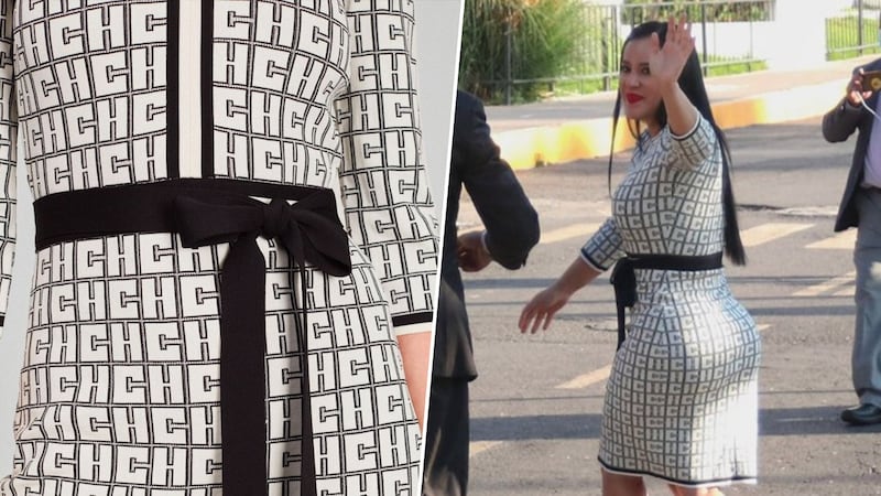 ¿Cuánto cuesta el vestido Carolina Herrera con el que Sandra Cuevas llegó a su audiencia?