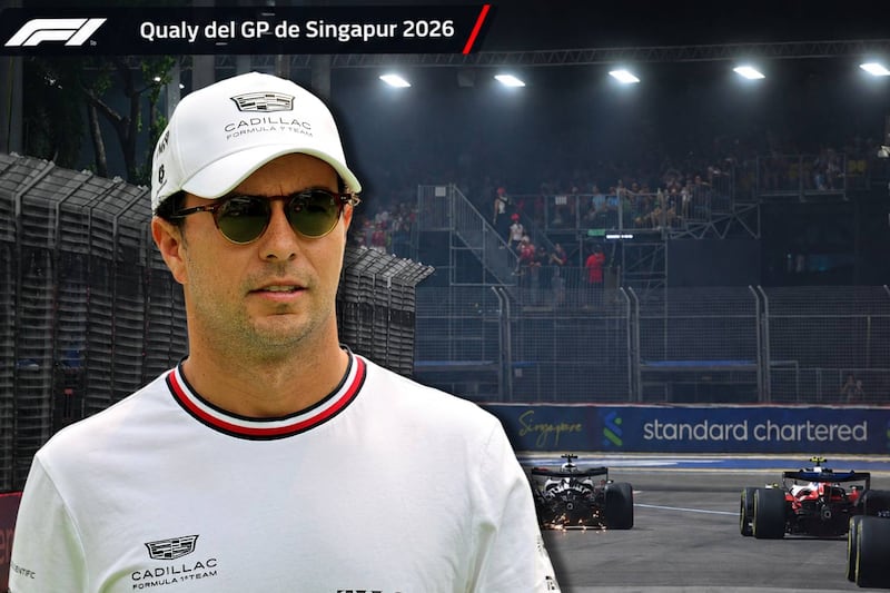 F1 EN VIVO Qualy del GP de Singapur 2026: ¿Dónde y a qué hora ver la clasificación de ‘Checo’ HOY?