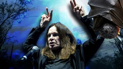 Las polémicas de Ozzy Osbourne van desde la pelea con un conductor de TV hasta morder un murciélago en el escenario. (Fotoarte: El Financiero Crédito: Shutterstock / EFE Balazs Mohai)
