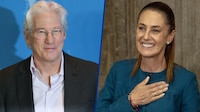 Richard Gere dice que Sheinbaum ‘es sorprendente’ y critica a Trump: ‘Estoy avergonzado del presidente’