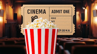 Cinemex anunció una promoción de boletos a 29 pesos en algunas funciones del cine. Fotoarte: El Financiero Crédito: Shutterstock / IA