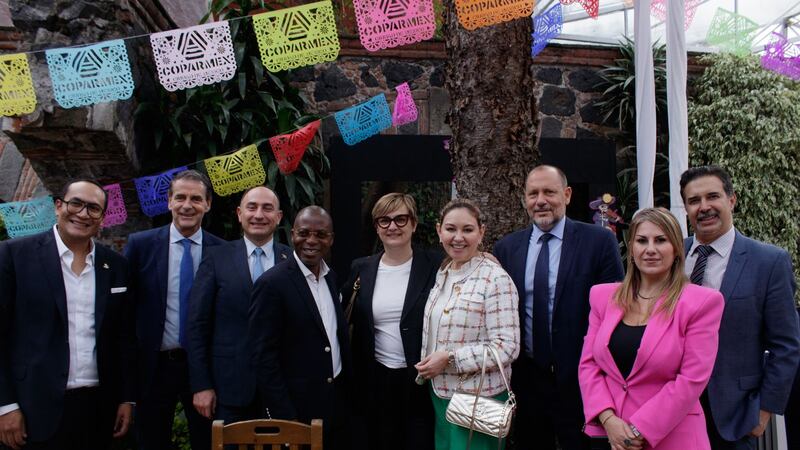 Coparmex CDMX celebra con embajadores una kermés del Día de Muertos y Fiestas Patrias