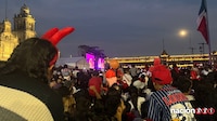 VIDEO: Aglomeraciones, gritos y empujones marcan concierto de 31 Minutos en el Zócalo