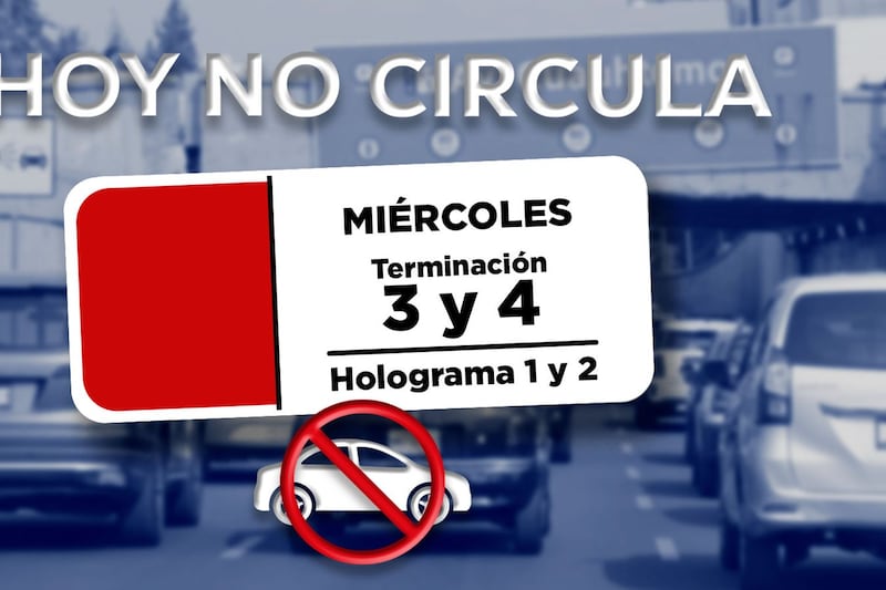 Paga la hamburguesa triple y no una multa: Así queda el Hoy No Circula en CDMX y Edomex este 29 de julio