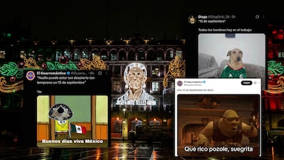 Estos son los mejores memes del 15 de septiembre. (Foto: Cuartoscuro/Captura)