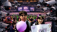 Sonríe, ARMY: 1,300 cámaras te vigilan; así es el impresionante operativo en conciertos de BTS en el GNP