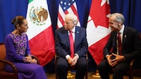 Reunión Sheinbaum, Trump y Carney: Así fue el primer encuentro en persona entre los líderes del T-MEC