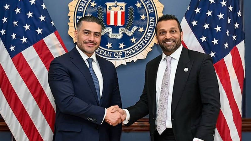 García Harfuch se reúne con el director del FBI, Kash Patel; reafirman cooperación bilateral