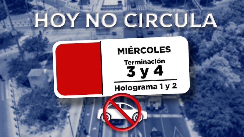 ‘Hongosto’ sin multas: Hoy No Circula del 5 de agosto en CDMX y Edomex