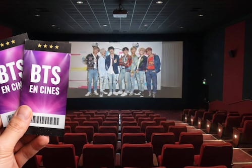 ¿Cuándo salen a la venta los boletos para conciertos de BTS en el cine?