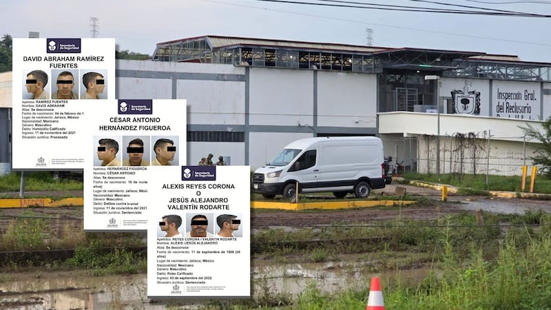 ¿Quiénes son los 23 reos que escaparon del penal de Vallarta?