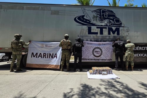 Al menos iba fresca: Decomisan 60 kilos de cocaína en Colima; viajaba en caja refrigerada de un tráiler