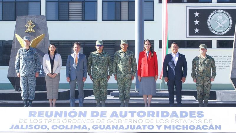 Afinan estrategia y plan de seguridad Guanajuato, Jalisco, Colima y Michoacán