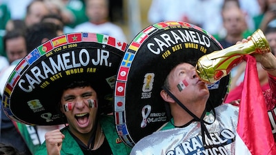 'Caramelo' respondió a las críticas en su contra por aparecer en partidos de la Selección Mexicana. (Foto: AP)