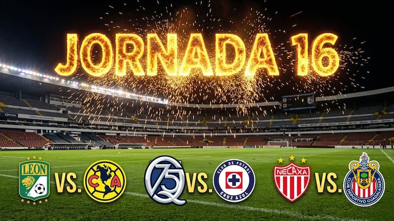 Jornada 16 de la Liga MX EN VIVO HOY: ¿Dónde y a qué hora ver el Clausura 2026?