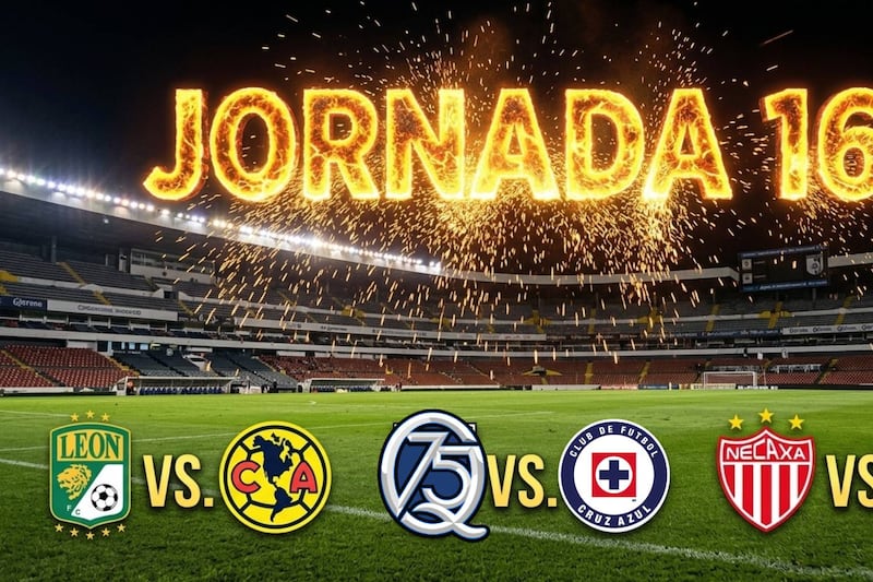 Jornada 16 de la Liga MX EN VIVO HOY: ¿Dónde y a qué hora ver el Clausura 2026?