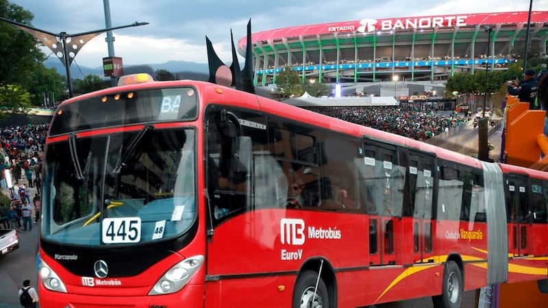 Metrobús ‘tira esquina’ para el Mundial: Anuncia servicio especial al Estadio Banorte; ruta y precios