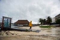 Lluvias en Campeche y Quintana Roo: Reportan calles inundadas por el ciclón tropical Uno