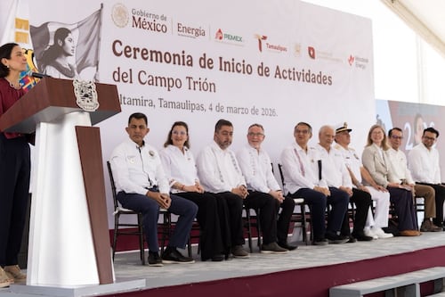 Dan banderazo de salida en campo Trion; Pemex y Woodside Energy invertirán 10,400 mdd