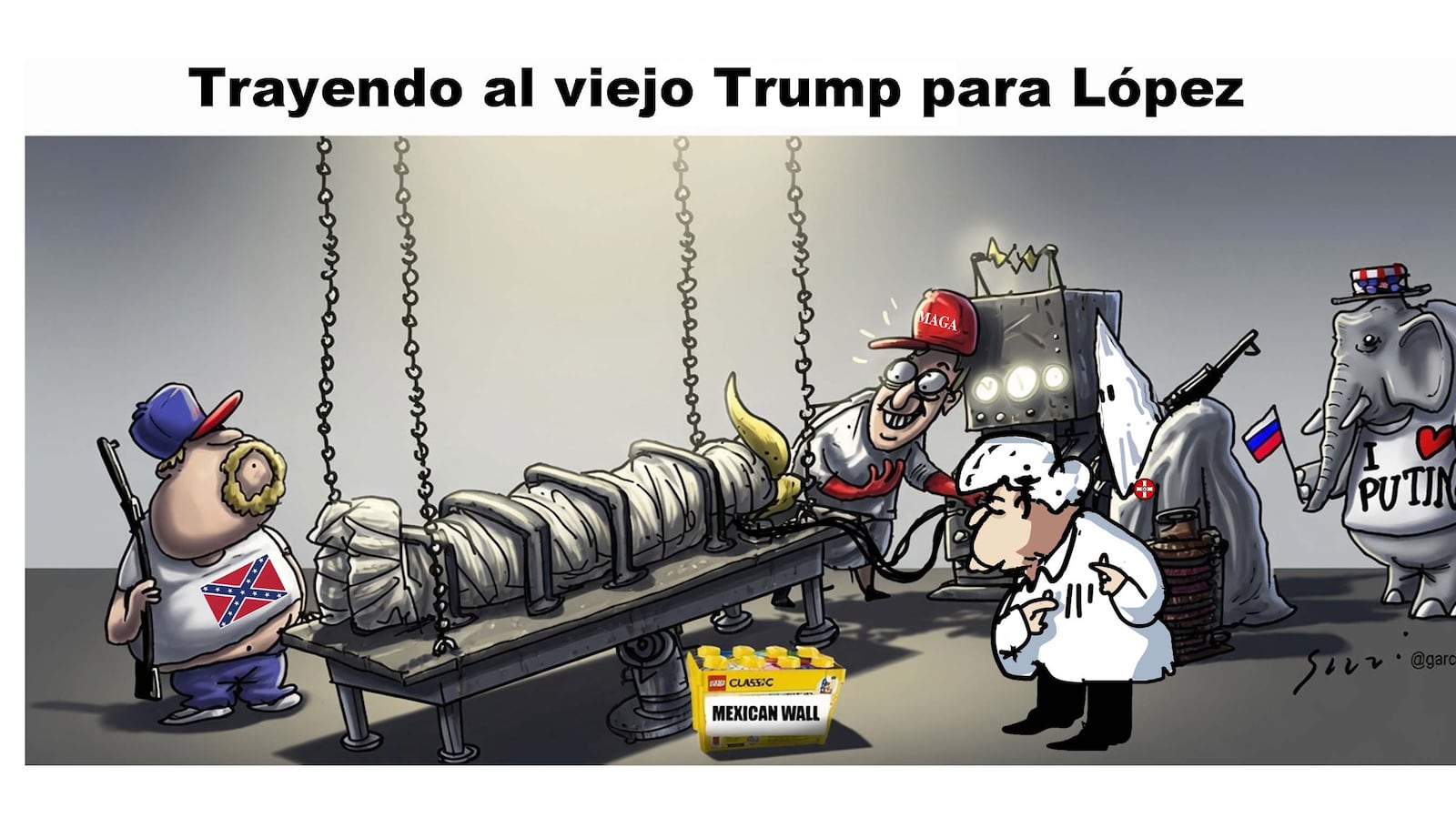 Trayendo al viejo Trump para López - Garcí