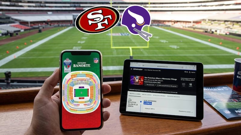 49ers vs. Vikings: ¿A qué hora inicia la preventa de la NFL 2026 en el Estadio Banorte HOY?