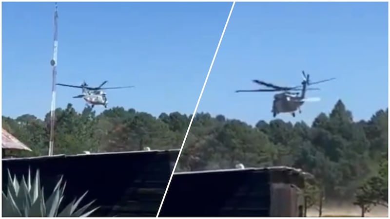 Se desploma helicóptero de la Fuerza Aérea en Durango; hay 7 heridos