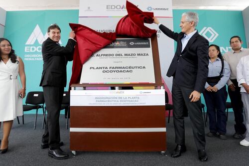 Del Mazo inaugura primera planta de Laboratorios Liomont en el Edomex