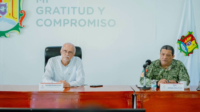 Investigan posible intento de atentado contra gobernador de Nayarit por caída de una aeronave