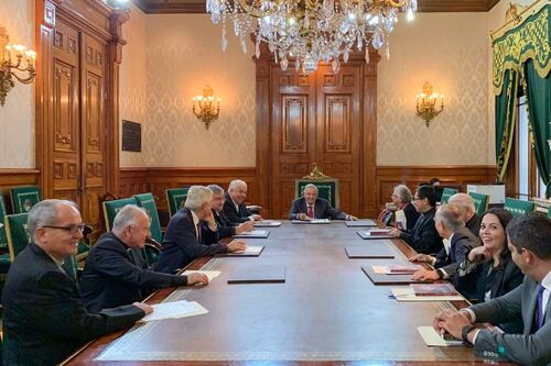 AMLO se reúne con presidente de la Conferencia del Episcopado Mexicano