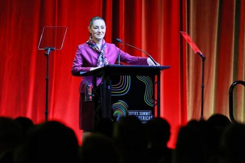 Sheinbaum ‘presume’ transporte de CDMX en EU: ‘tenemos infraestructura única en el mundo’