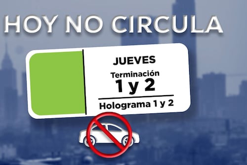 ¿Qué engomado descansa?: Hoy No Circula para el jueves 28 de mayo en la CDMX y el Edomex