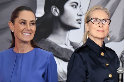 ‘México dejó atrás a EU’: Meryl Streep elogia a Sheinbaum como presidenta de México