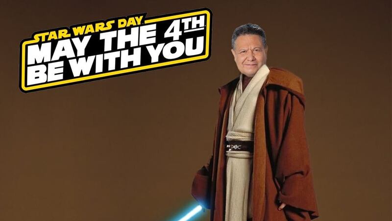 Candidato de Morena en Hidalgo se cuelga del Día de Star Wars y aparece como Obi Wan Kenobi