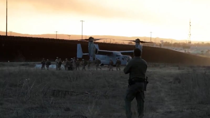 Marines llegan como ‘refuerzos’ a la frontera: ‘Ayudan con la misión de proteger a EU’