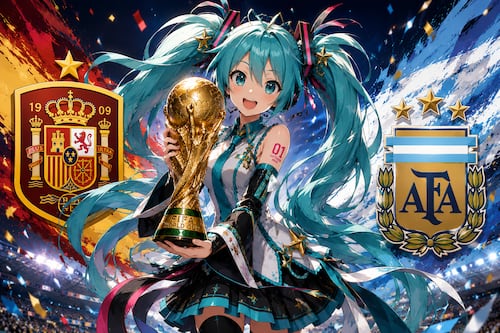 España y Argentina pelean más que un trofeo: ¿Quién se queda con la ‘custodia’ de Hatsume Miku?