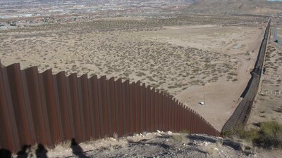 Cientos de kilómetros de frontera entre México y EU ya cuentan con un muro