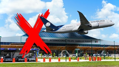 Aeroméxico suspenderá todos sus vuelos hacia y desde el aeropuerto de Tulum a partir del 30 de septiembre.