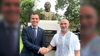 Monumento de Benito Juárez... ¿en Miami Beach? Así fue develado