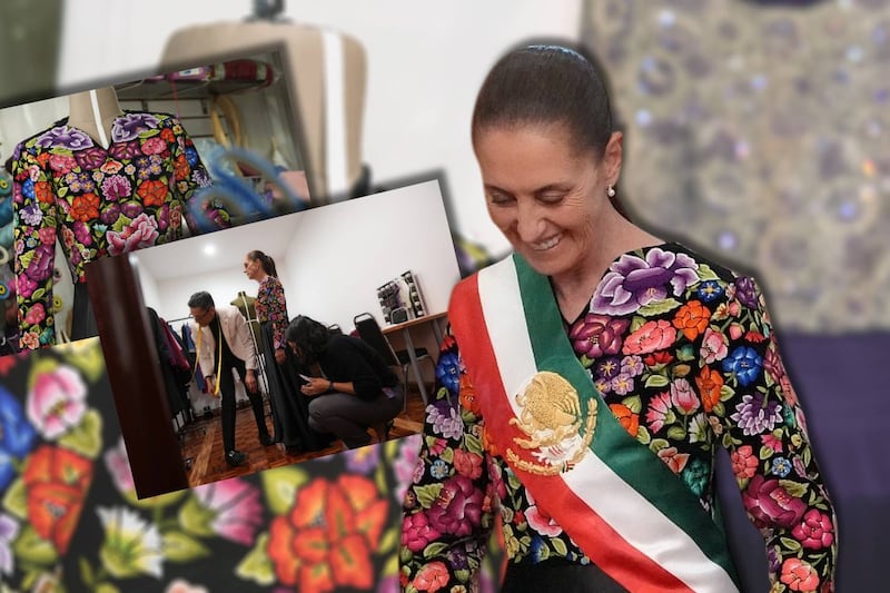 ‘Surgió del terremoto’: La historia de Creaciones Biulú, taller que diseñó el vestido de Sheinbaum