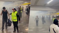 Riña en Metro La Raza termina en explosión de petardo; hay un herido
