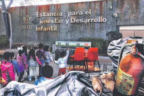 Los niños y niñas de las Estancias del Bienestar del ISSSTE están en peligro