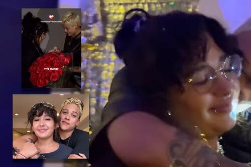 ¡Vivan las novias! Romina Marcos, hija de Niurka, se compromete con la doctora Laura Salazar