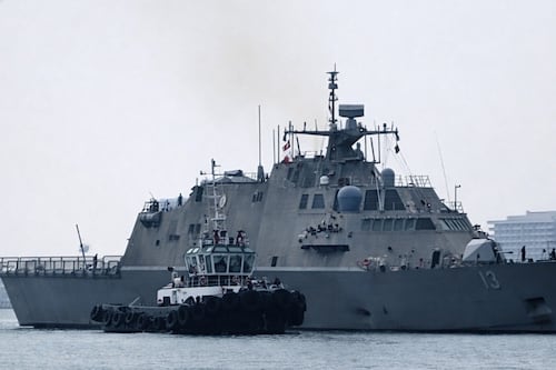 Llega a Veracruz el buque de guerra USS Wichita de la Armada de EU; ¿por qué está en México?