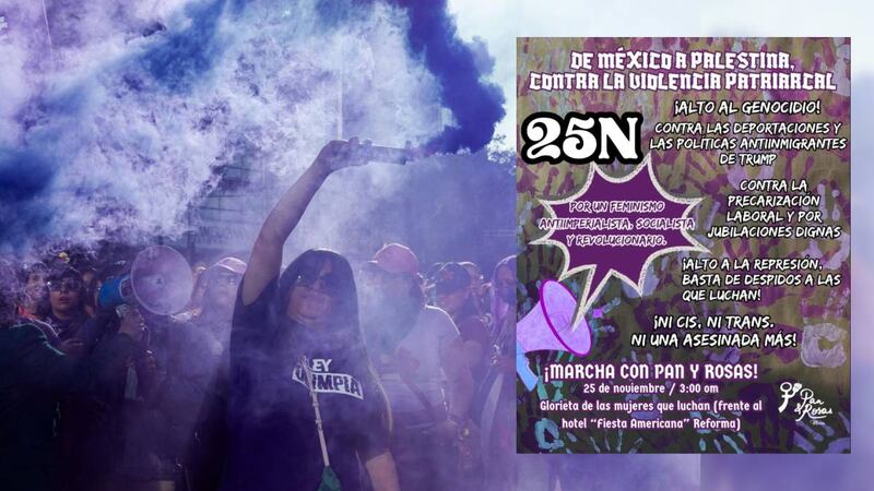 Día de la Eliminación de la Violencia contra las Mujeres: Sigue la marcha en CDMX del 25N EN VIVO