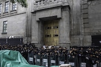 Secretaría de Seguridad de CDMX explica por qué ayudó a detractores de Norma Piña